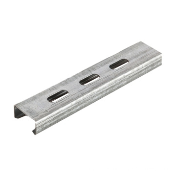 Slotted  Galvanized C and U Shaped Unistrut Steel 41X41mm/41x21mm Steel Profile Strut Channel lintel